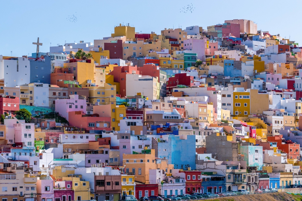 Colourful houses of San Juan, Puerto Rico