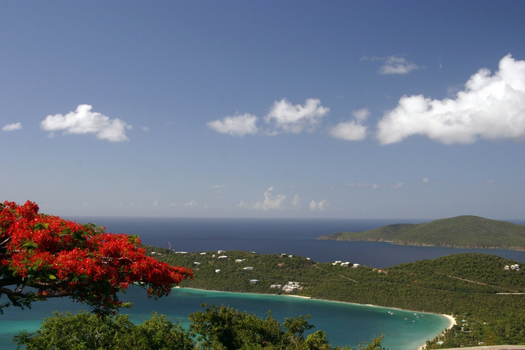 Drakes Seat overview, St Thomas, virgin islands