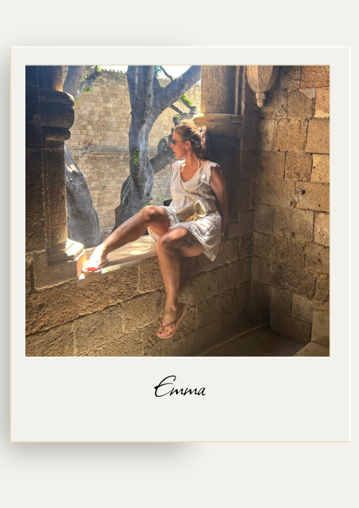 Emma Howard Smart in Rhodes Old Town in 2025