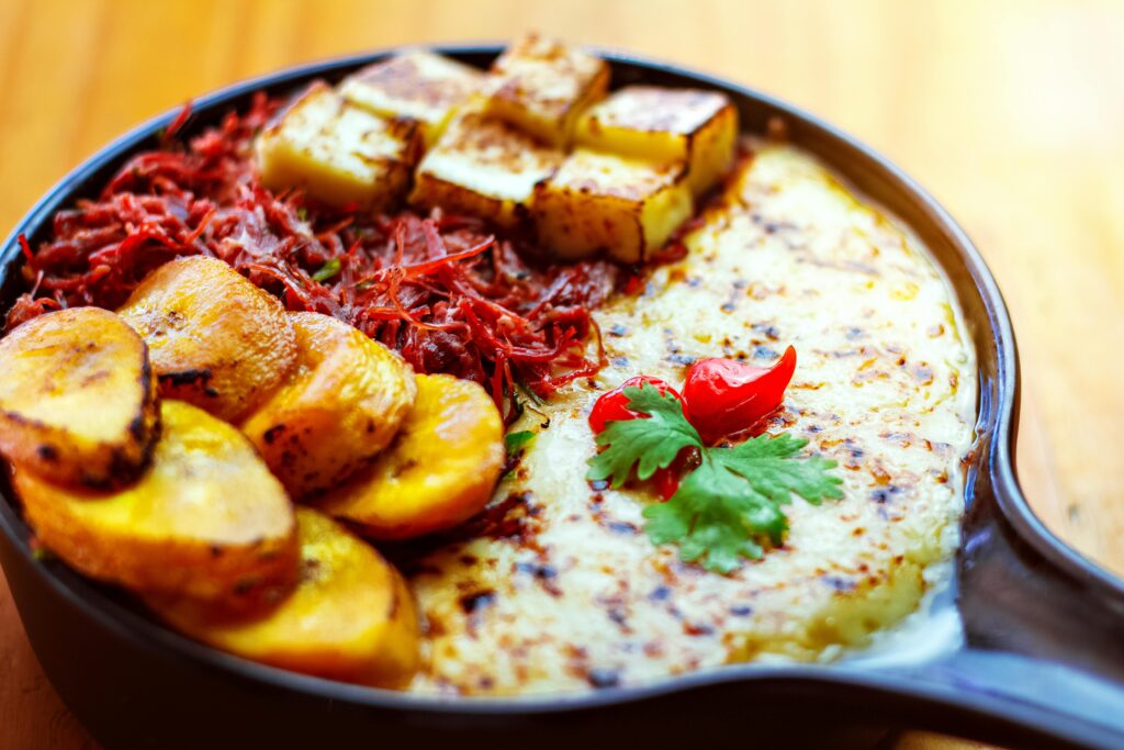Fried Plantains, local Caribbean Cuisine.