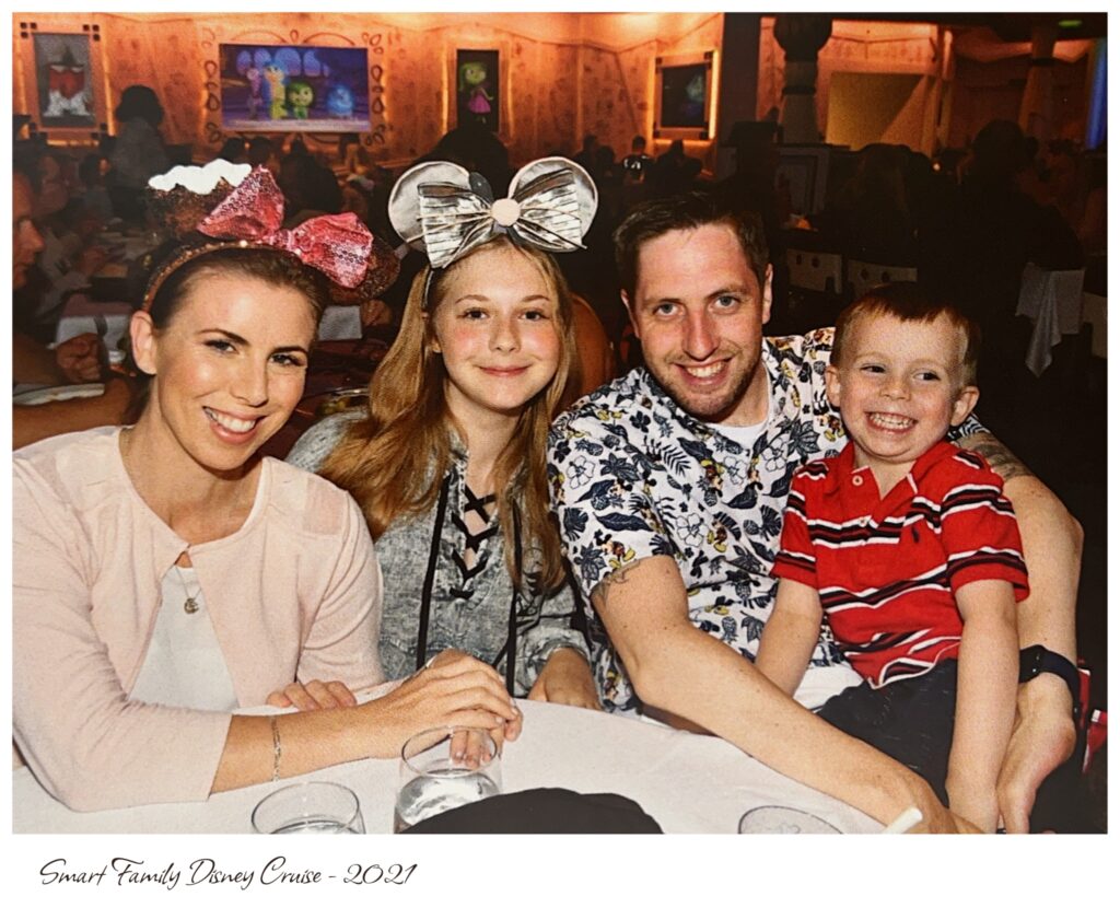 Emma and Alex Smart Family Disney Cruise 2021